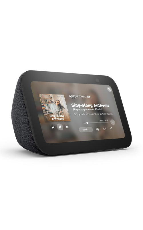 Amazon Echo Show 5 (newest model), Smart display, Designed for Alexa+, 2x the bass and clearer sound, Charcoal - Something DifferentAmazonB09B2SBHQK