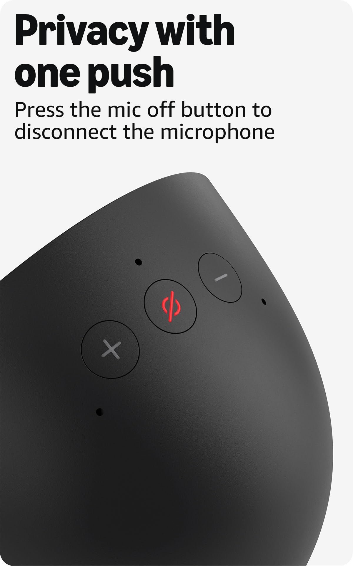 Amazon Echo Spot (newest model), Great for nightstands, offices and kitchens, Smart alarm clock, Designed for Alexa+, Black - Something DifferentAmazonB0BFC7WQ6R