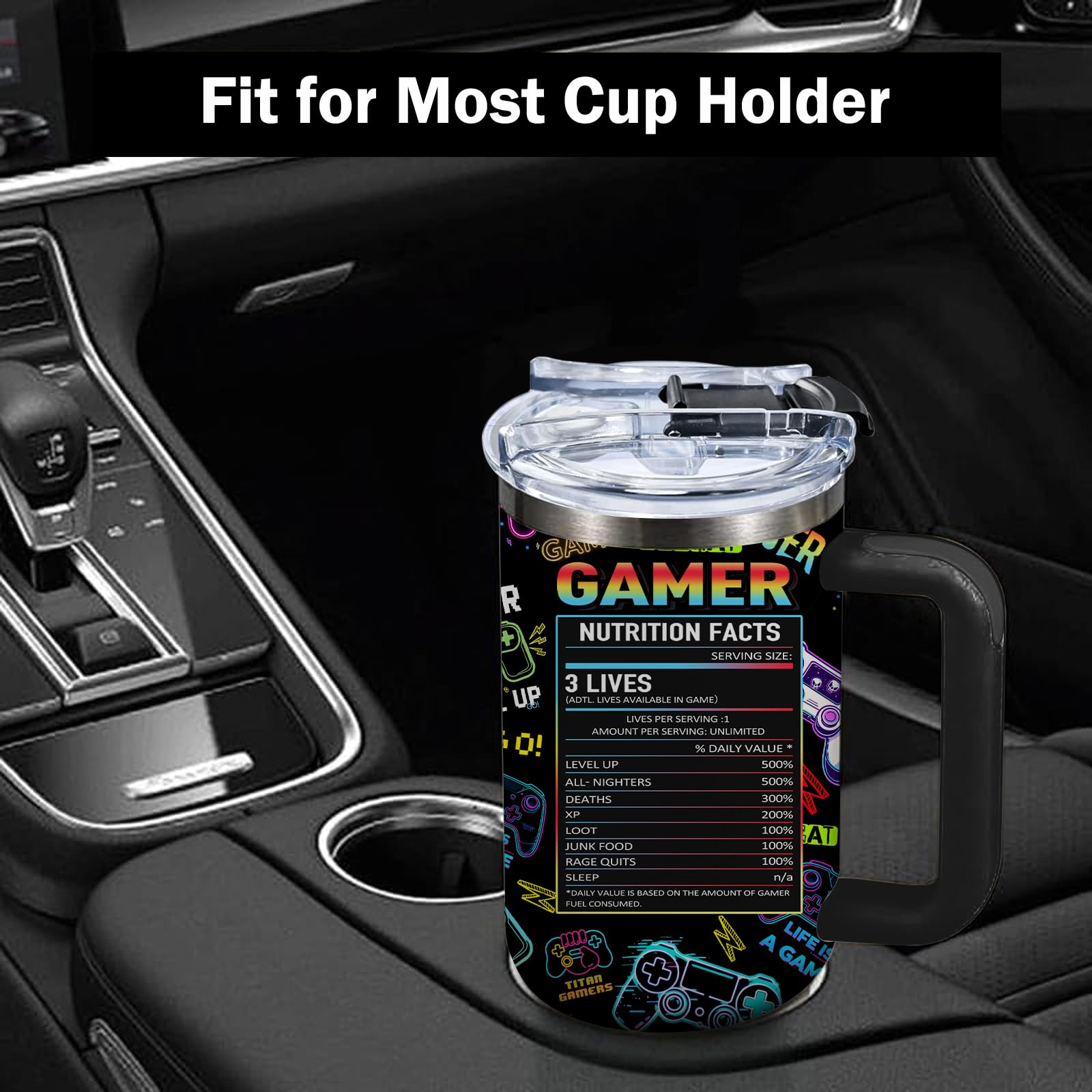 CGMIBAS Gaming Gifts for Men Boys, Gamer Gifts for Men, 40oz Gamer Tumbler Cup, Gaming Mugs, Teen Boy Gift Gamings Stuff, Gaming Gamepad Presents for Son, Birthday Gift for Him Mens Boys Gamings Cup - Something DifferentCGMIBASB0CM3DBKZC