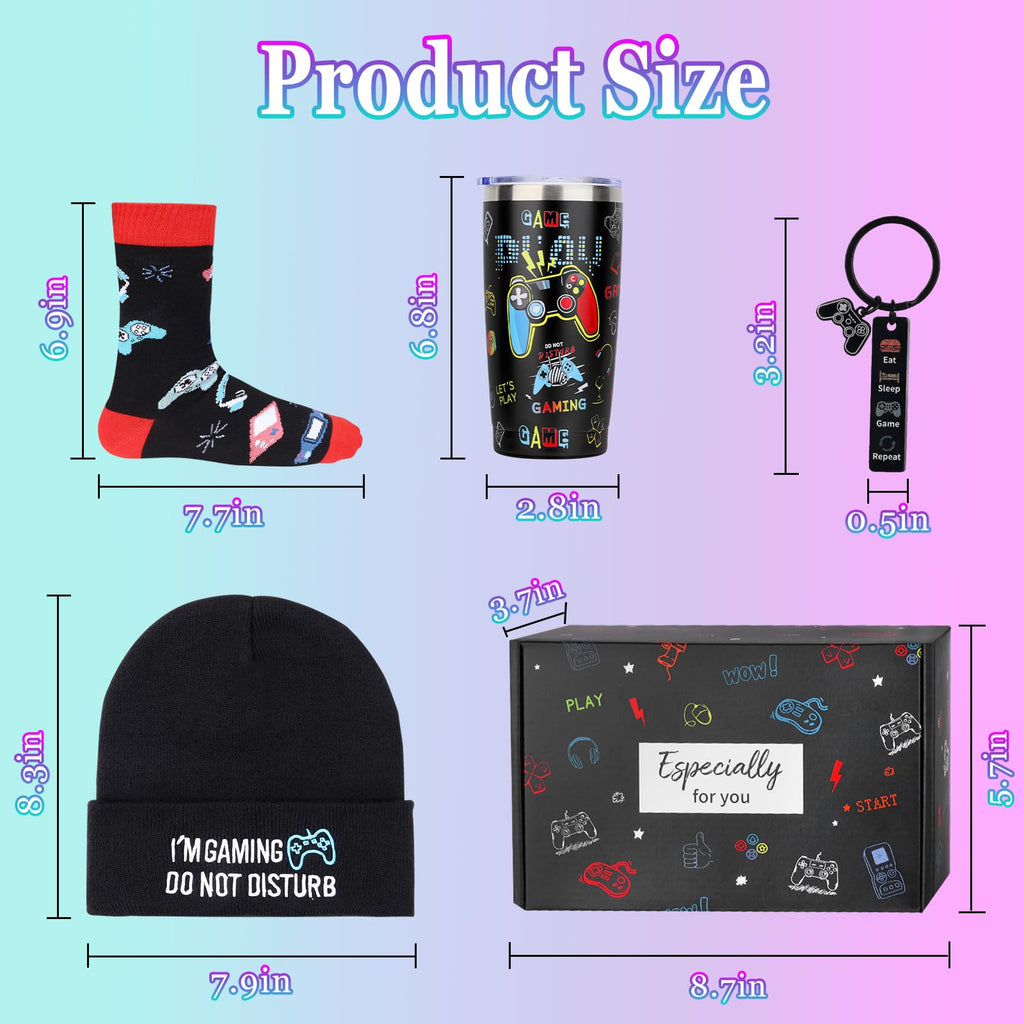 EOEFJW Gamer Gifts for Men,Cool Gaming Gift Bulk Set for Game Lover,Gaming Mugs,Teen Boy Gift Gaming Stuff,Birthday Valentine Christmas Gifts for Gamers Boy Son Dad Boyfriend Husband Uncle - Something DifferentEOEFJWB0DXK4JNGV