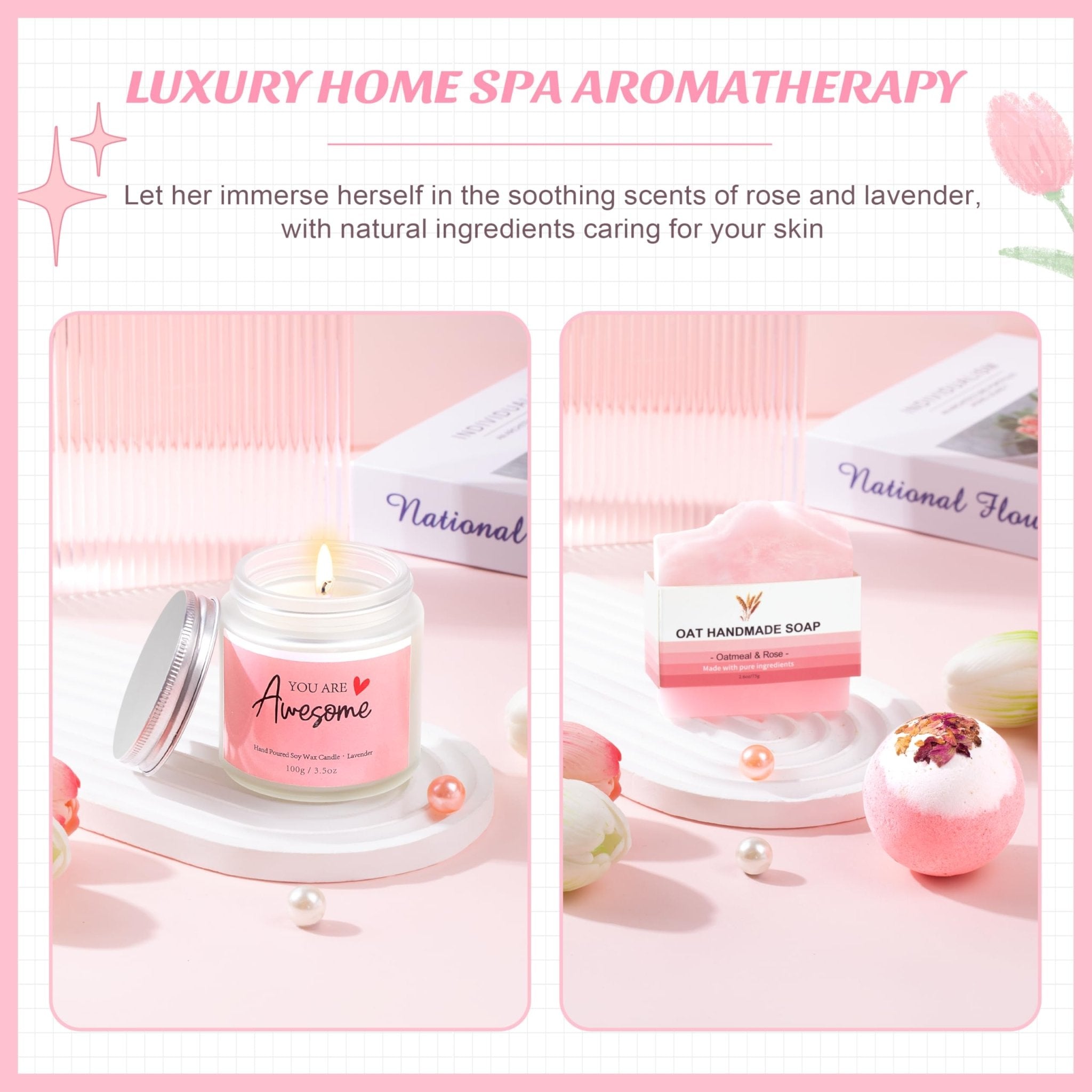 Gift Baskets for Women, Unique Birthday Gifts for Women, Thinking of You Inspirational Gift Set Box, Get Well Soon Gift Basket Sending Hug, Christmas Gifts for Teen Girl Her Wife Best Friend Sister - Something DifferentOufrennB0FH9QXQNC