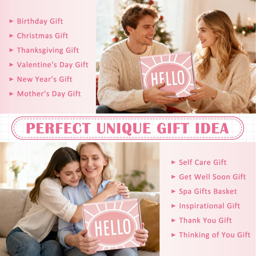 Gift Baskets for Women, Unique Birthday Gifts for Women, Thinking of You Inspirational Gift Set Box, Get Well Soon Gift Basket Sending Hug, Christmas Gifts for Teen Girl Her Wife Best Friend Sister - Something DifferentOufrennB0FH9QXQNC