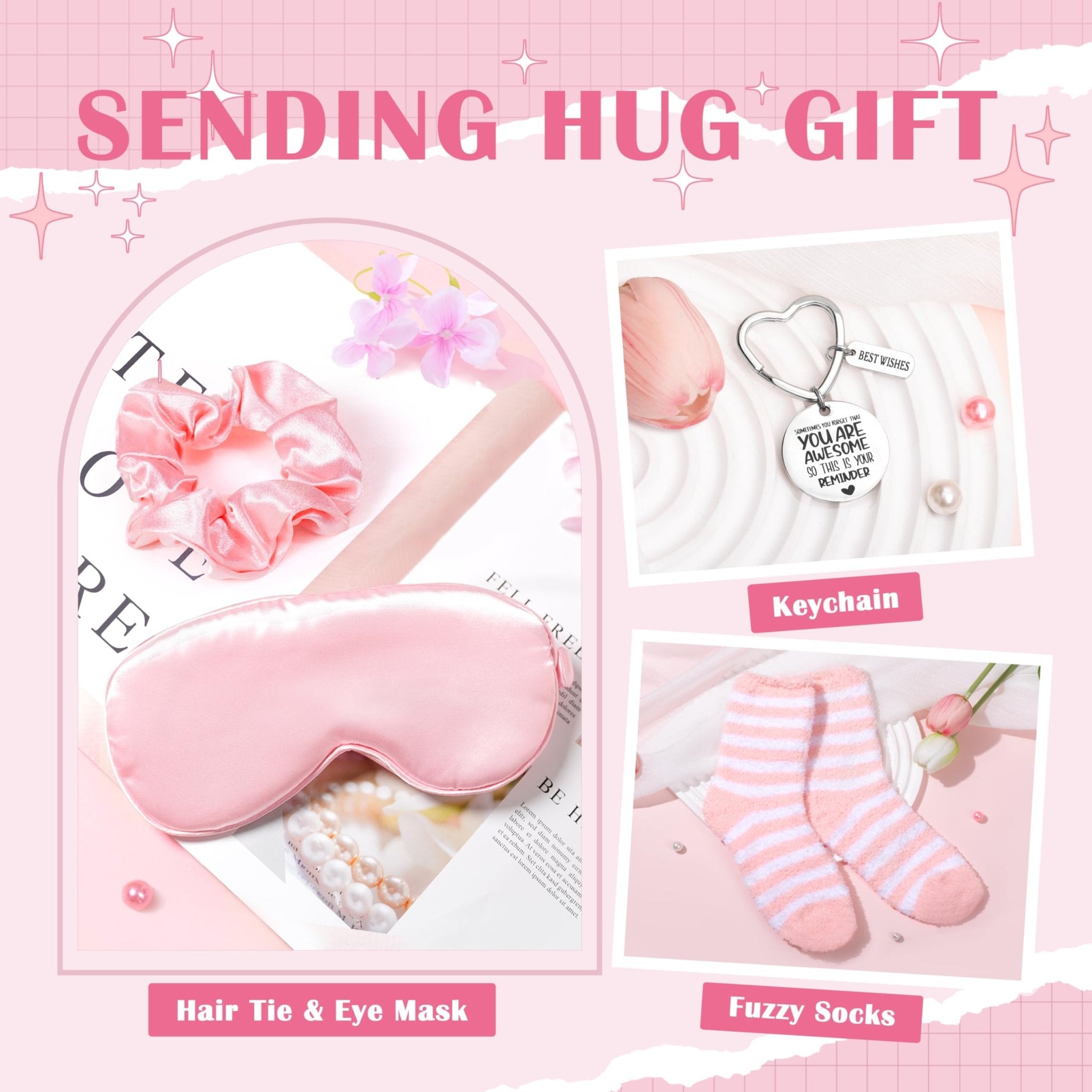 Gift Baskets for Women, Unique Birthday Gifts for Women, Thinking of You Inspirational Gift Set Box, Get Well Soon Gift Basket Sending Hug, Christmas Gifts for Teen Girl Her Wife Best Friend Sister - Something DifferentOufrennB0FH9QXQNC