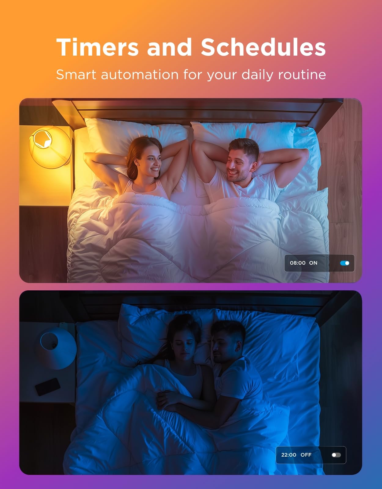 Govee Smart Light Bulbs, Color Changing Light Bulb, Work with Alexa and Google Assistant, 16 Million Colors RGBWW, WiFi & Bluetooth LED Light Bulbs, Music Sync, A19, 800 Lumens, 4 Pack - Something DifferentGoveeB09B7NQT2K