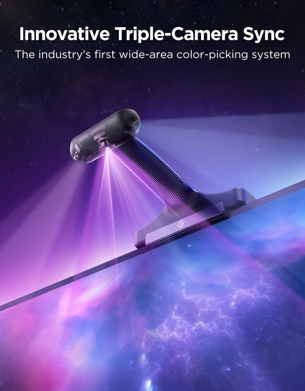 Govee TV Backlight 3 Pro with HDR Triple Camera, 11.8ft 5 - in - 1 RGBWWIC LED Strip Lights That Change with 55 - 65 Inch TVs, 75LEDs/m, Supports AI Filter, Smart App and Voice Control, DreamView Sync - Something DifferentGoveeB0FJR9LKBQ