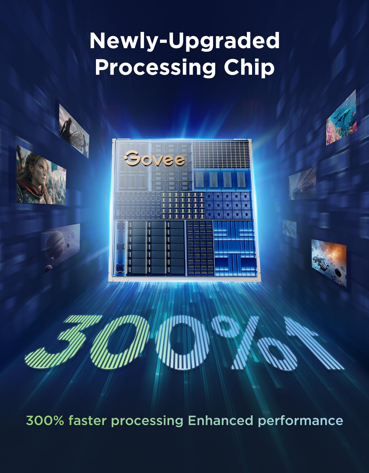 Govee TV Backlight 3 Pro with HDR Triple Camera, 11.8ft 5 - in - 1 RGBWWIC LED Strip Lights That Change with 55 - 65 Inch TVs, 75LEDs/m, Supports AI Filter, Smart App and Voice Control, DreamView Sync - Something DifferentGoveeB0FJR9LKBQ