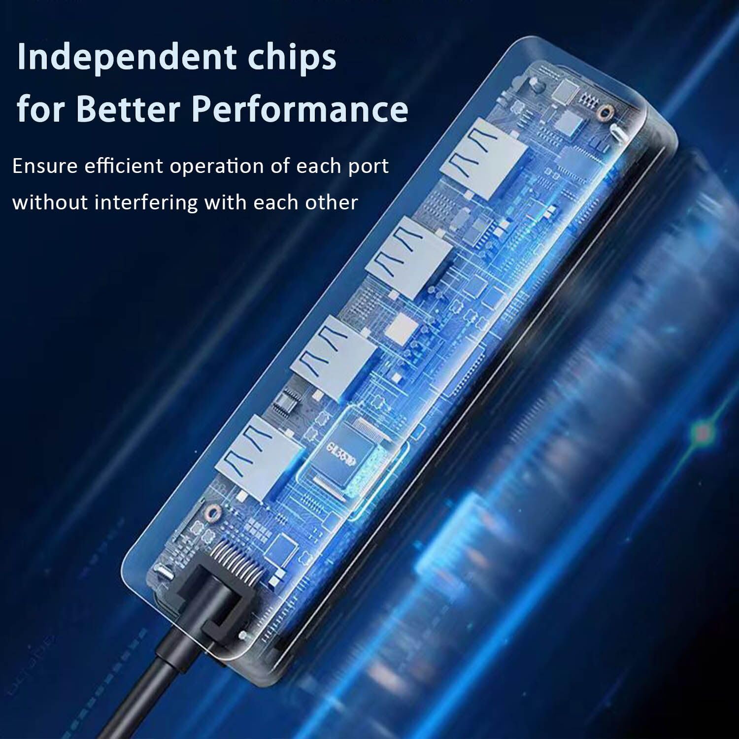 USB 3.0 Hub, VIENON 4 - Port USB Hub USB Splitter USB Expander for Laptop, Xbox, Flash Drive, HDD, Console, Printer, Camera,Keyborad, Mouse(Not for Charging) - Something DifferentvienonB09MLRPTT2