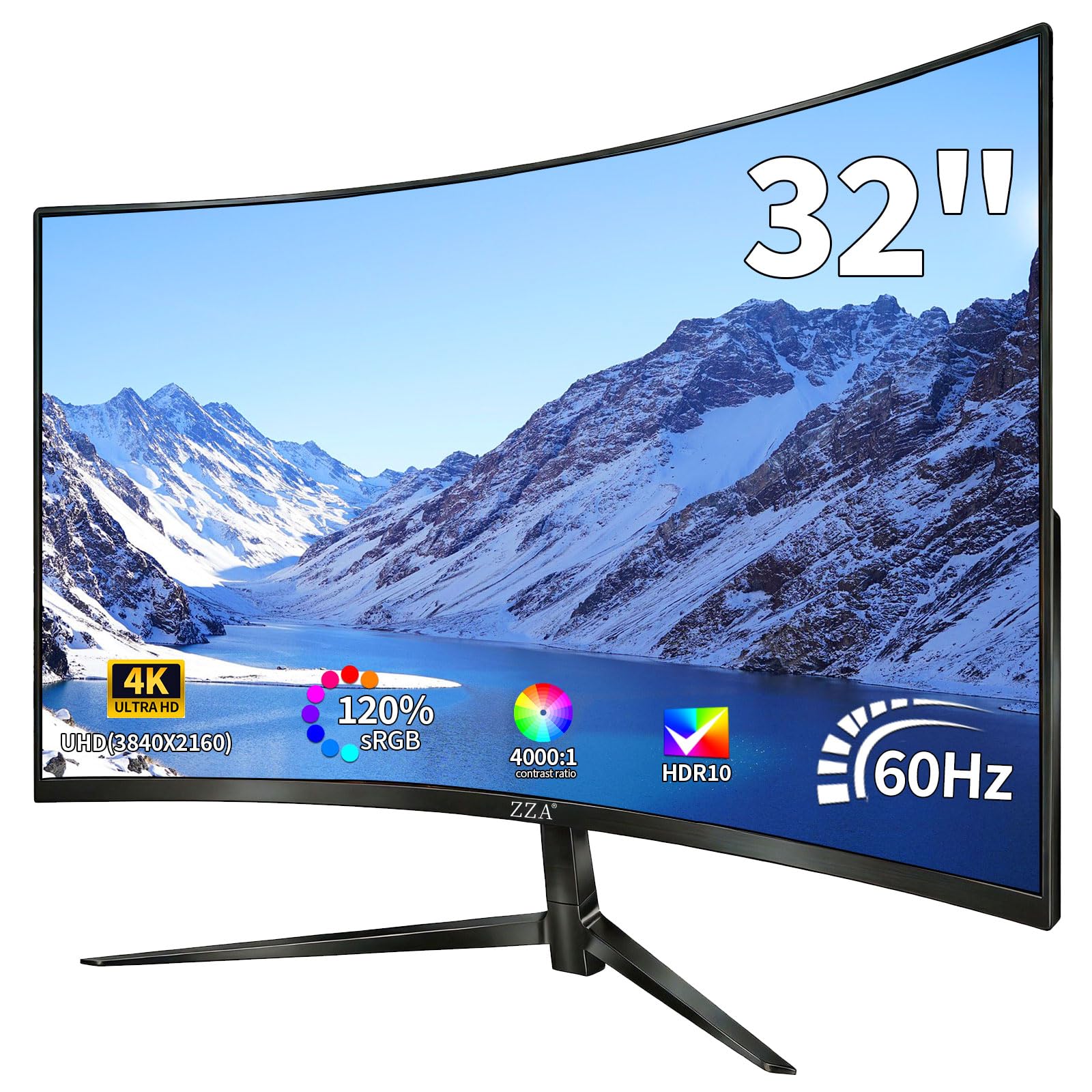 ZZA 32 Inch Curved Gaming Monitor, 180/200Hz Computer Monitor，FHD 1080P 1500R HDR Gaming PC Monitor, FreeSync, Ultra - Fast 1ms Monitor for Gamer, HDMI 2.0, DisplayPort 1.4 VESA Compatible - Something DifferentSomething DifferentB0G8XDVSJY