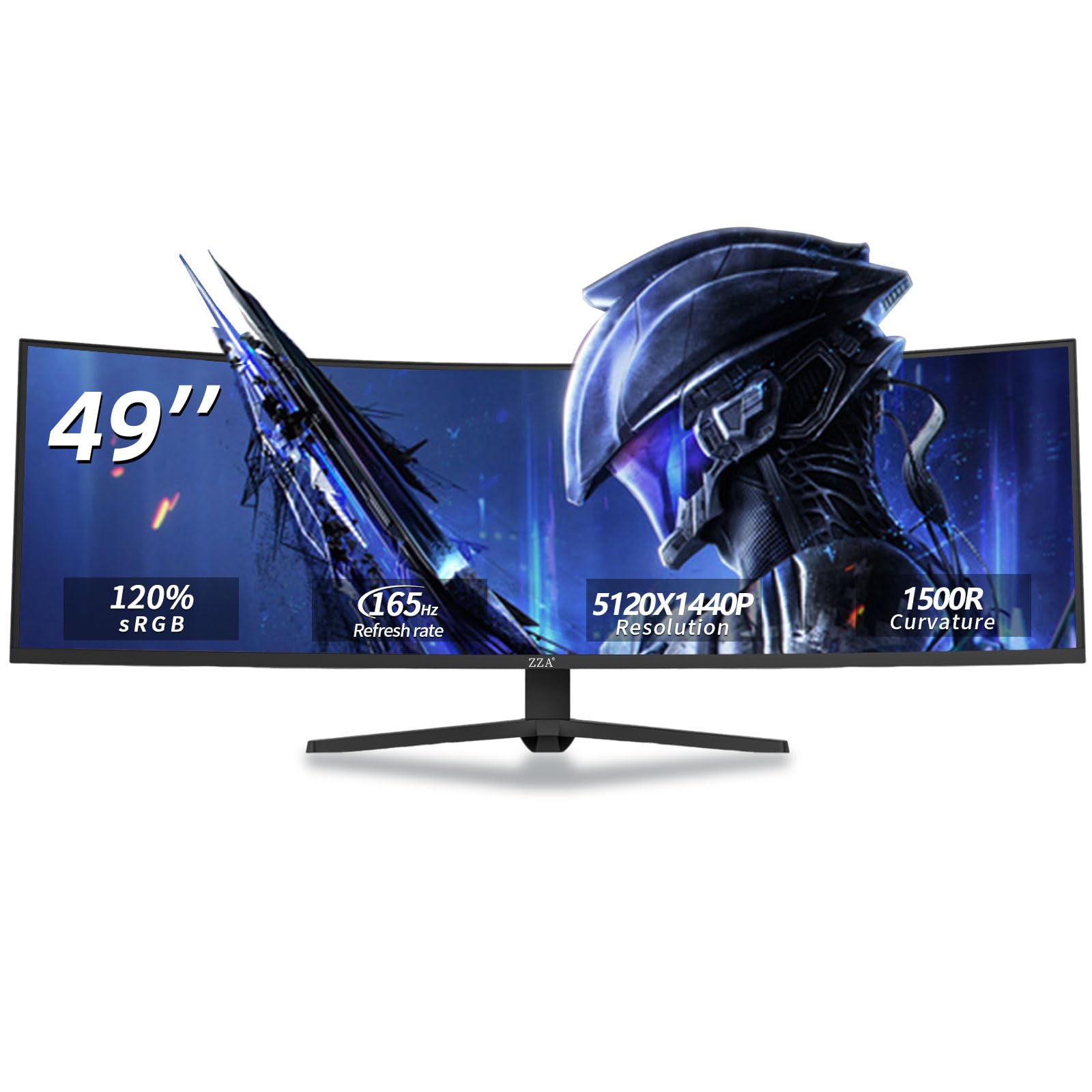 ZZA 32 Inch Curved Gaming Monitor, 180/200Hz Computer Monitor，FHD 1080P 1500R HDR Gaming PC Monitor, FreeSync, Ultra - Fast 1ms Monitor for Gamer, HDMI 2.0, DisplayPort 1.4 VESA Compatible - Something DifferentSomething DifferentB0G8X1K1BL